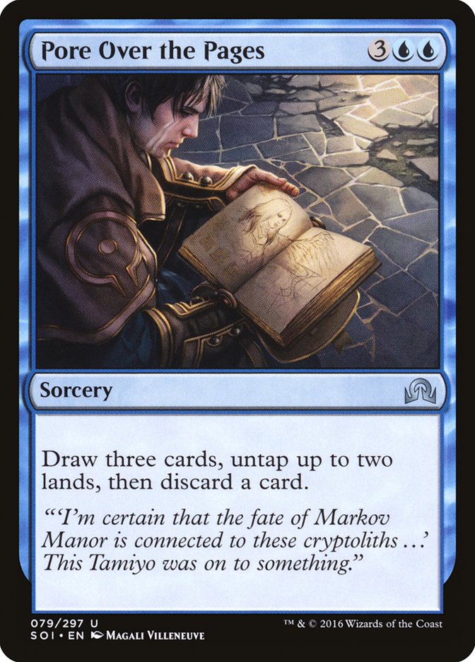 Pore Over the Pages [Shadows over Innistrad] - Magic: The Gathering - Card Brawlers | Quebec | Canada |