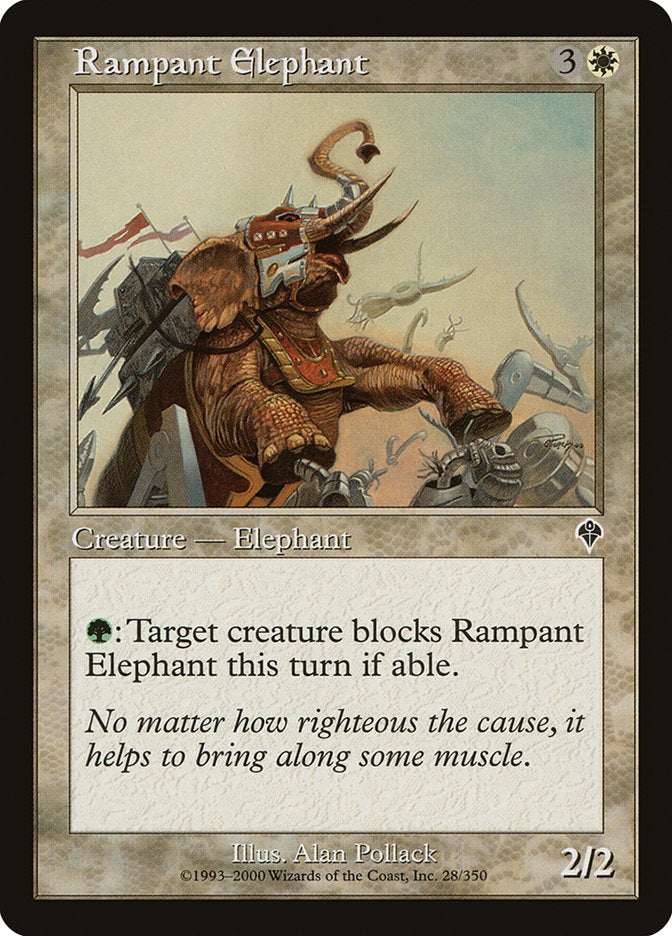 Rampant Elephant [Invasion] - Magic: The Gathering - Card Brawlers | Quebec | Canada |