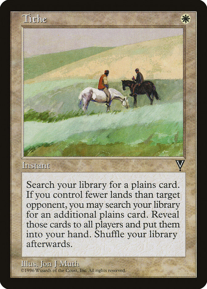 Tithe [Visions] - Magic: The Gathering - Card Brawlers | Quebec | Canada |