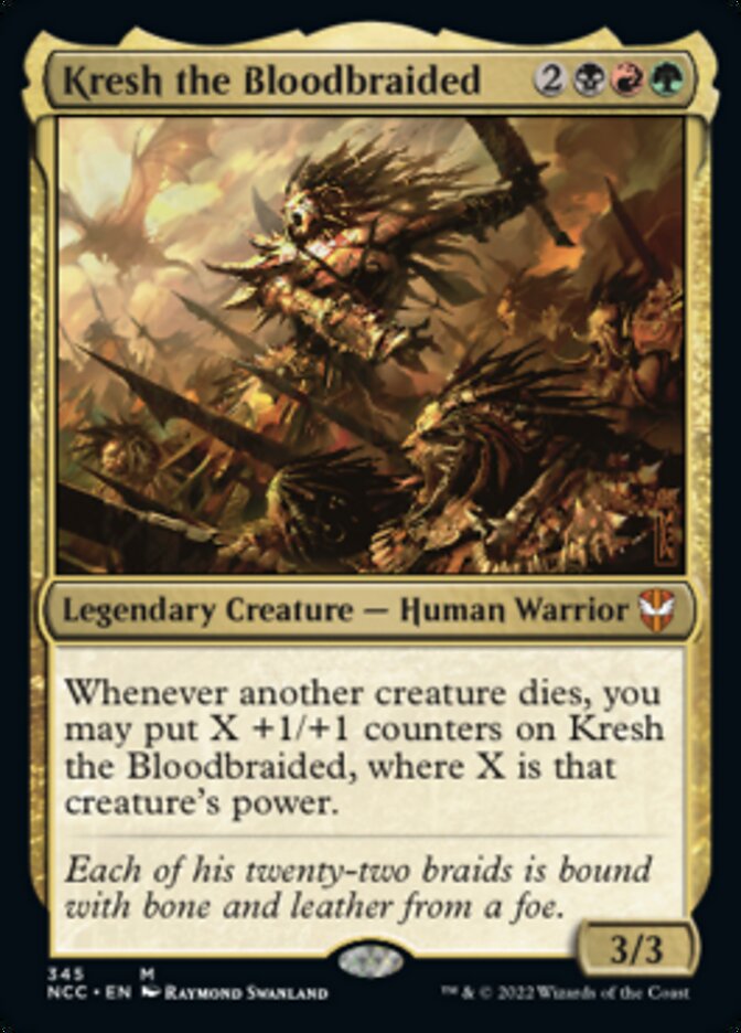 Kresh the Bloodbraided [Streets of New Capenna Commander] - Magic: The Gathering - Card Brawlers | Quebec | Canada |