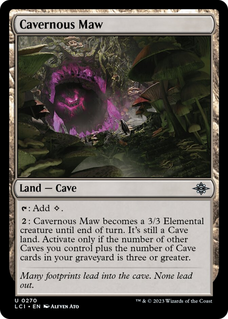 Cavernous Maw [The Lost Caverns of Ixalan] - Magic: The Gathering - Card Brawlers | Quebec | Canada |