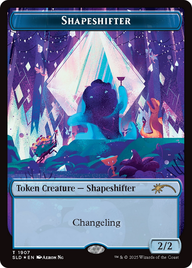 Shapeshifter Token (1907) (Double Rainbow Foil) [Secret Lair Drop Series] - Magic: The Gathering - Card Brawlers | Quebec | Canada |