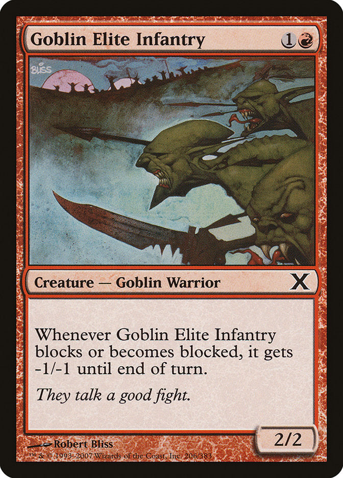 Goblin Elite Infantry [Tenth Edition] - Magic: The Gathering - Card Brawlers | Quebec | Canada |