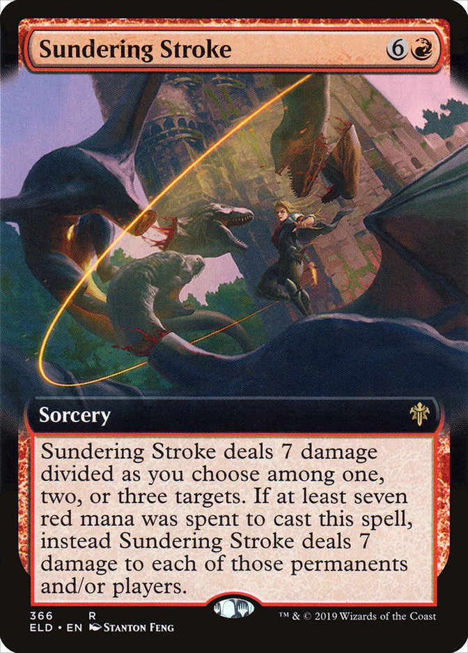 Sundering Stroke (Extended Art) [Throne of Eldraine] - Magic: The Gathering - Card Brawlers | Quebec | Canada |