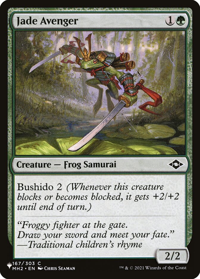 Jade Avenger [The List] - Magic: The Gathering - Card Brawlers | Quebec | Canada |