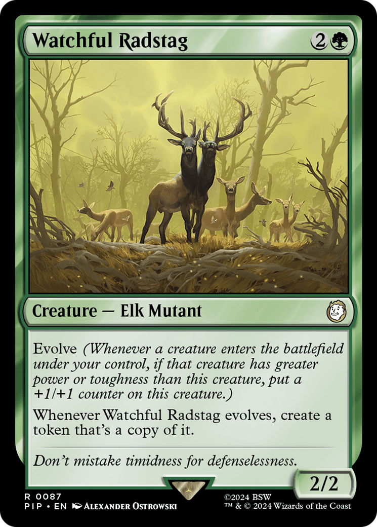 Watchful Radstag [Fallout] - Magic: The Gathering - Card Brawlers | Quebec | Canada |