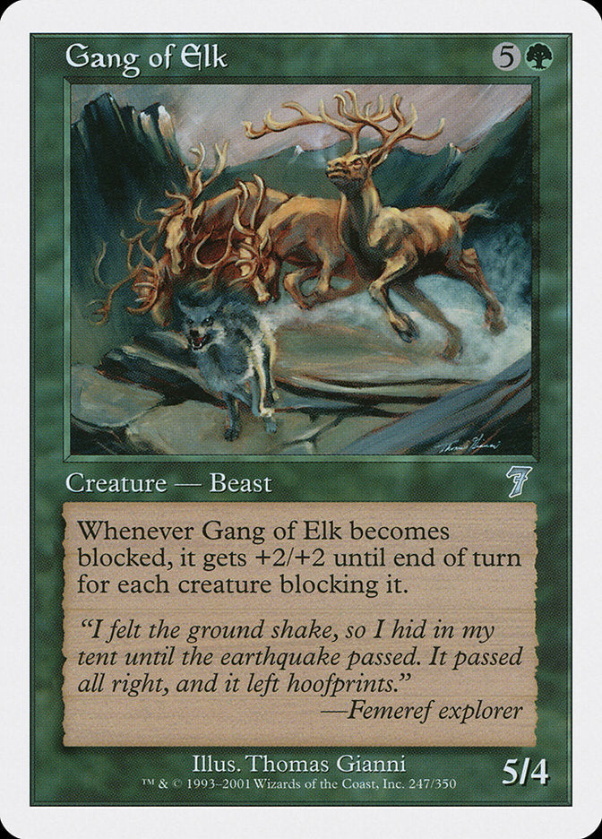 Gang of Elk [Seventh Edition] - Magic: The Gathering - Card Brawlers | Quebec | Canada |