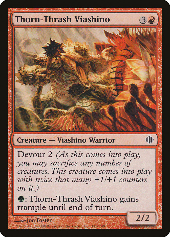 Thorn-Thrash Viashino [Shards of Alara] - Magic: The Gathering - Card Brawlers | Quebec | Canada |