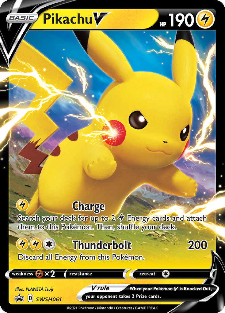 Pikachu V (SWSH061) [Sword & Shield: Black Star Promos] - Pokémon - Card Brawlers | Quebec | Canada |