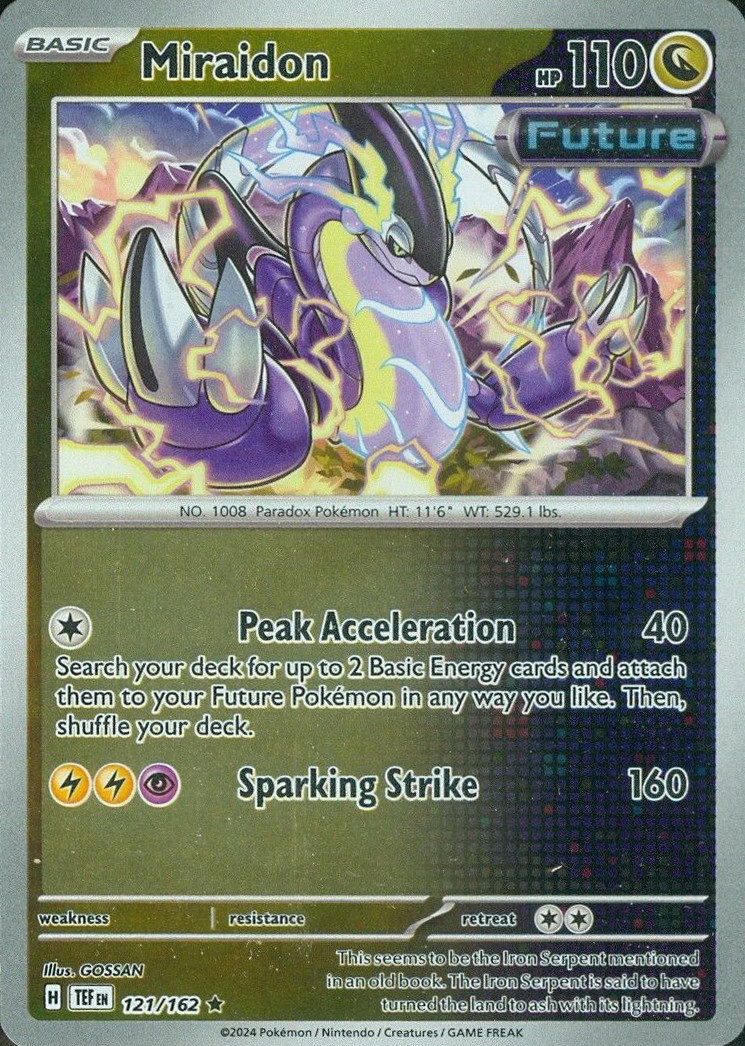 Miraidon (121/162) [Scarlet & Violet: Temporal Forces] - Pokémon - Card Brawlers | Quebec | Canada |