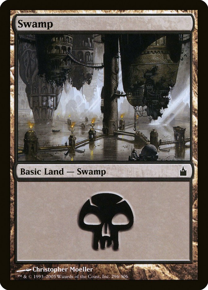 Swamp (296) [Ravnica: City of Guilds] - Magic: The Gathering - Card Brawlers | Quebec | Canada |