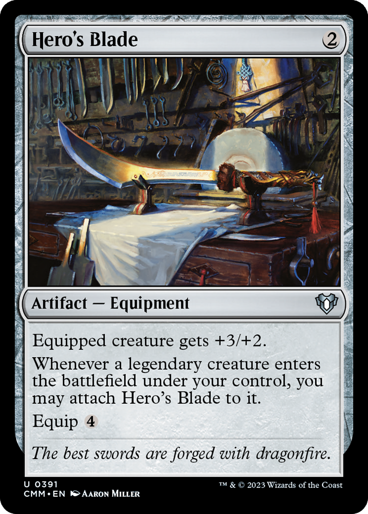 Hero's Blade [Commander Masters] - Magic: The Gathering - Card Brawlers | Quebec | Canada |