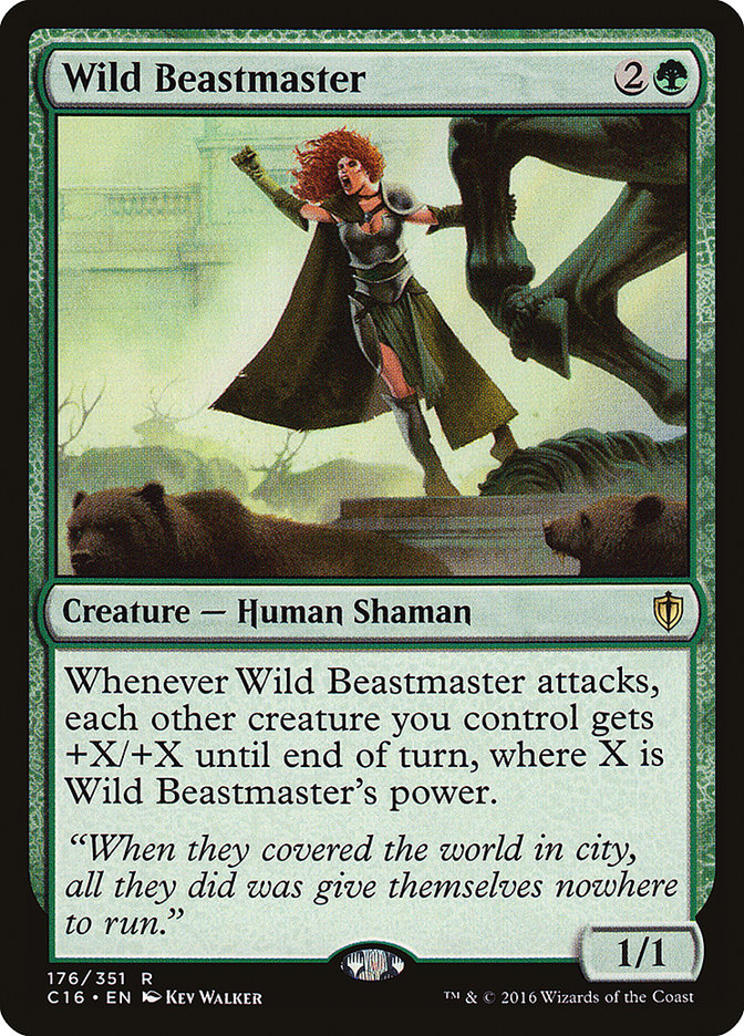 Wild Beastmaster [Commander 2016] - Magic: The Gathering - Card Brawlers | Quebec | Canada |