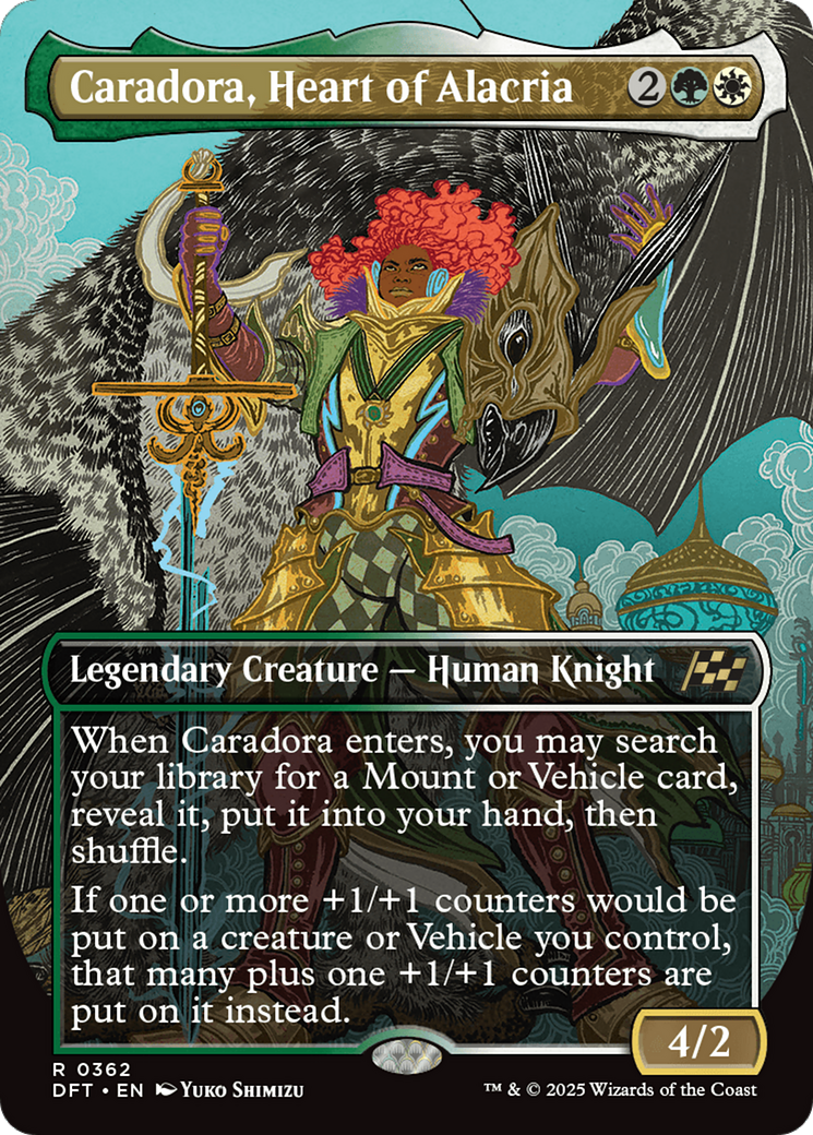 Caradora, Heart of Alacria (Borderless) [Aetherdrift] - Magic: The Gathering - Card Brawlers | Quebec | Canada |