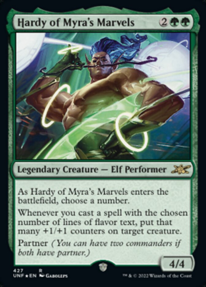 Hardy of Myra's Marvels (Galaxy Foil) [Unfinity] - Magic: The Gathering - Card Brawlers | Quebec | Canada |