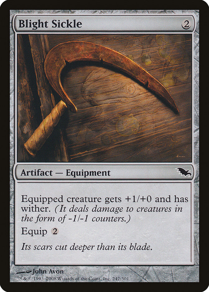 Blight Sickle [Shadowmoor] - Magic: The Gathering - Card Brawlers | Quebec | Canada |