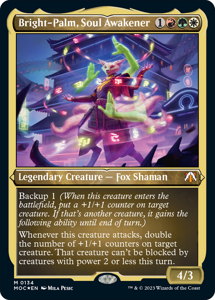 Bright-Palm, Soul Awakener (Display Commander) [March of the Machine Commander] - Magic: The Gathering - Card Brawlers | Quebec | Canada |