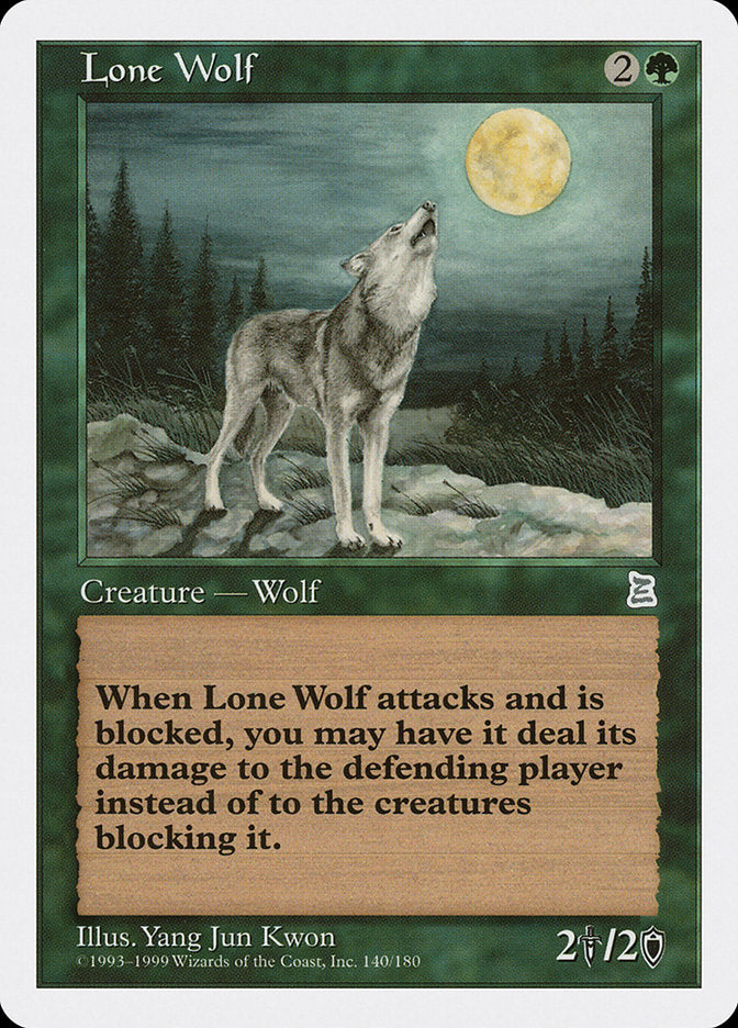Lone Wolf [Portal Three Kingdoms] - Magic: The Gathering - Card Brawlers | Quebec | Canada |
