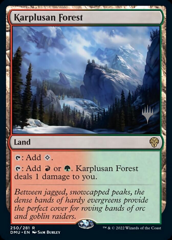 Karplusan Forest (Promo Pack) [Dominaria United Promos] - Magic: The Gathering - Card Brawlers | Quebec | Canada |