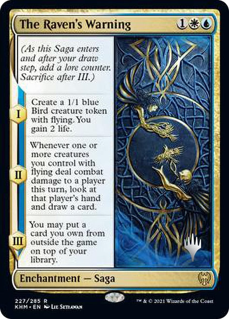 The Raven's Warning (Promo Pack) [Kaldheim Promos] - Magic: The Gathering - Card Brawlers | Quebec | Canada |