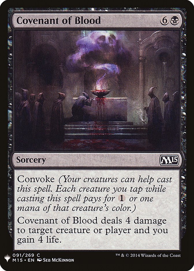 Covenant of Blood [Mystery Booster] - Magic: The Gathering - Card Brawlers | Quebec | Canada |