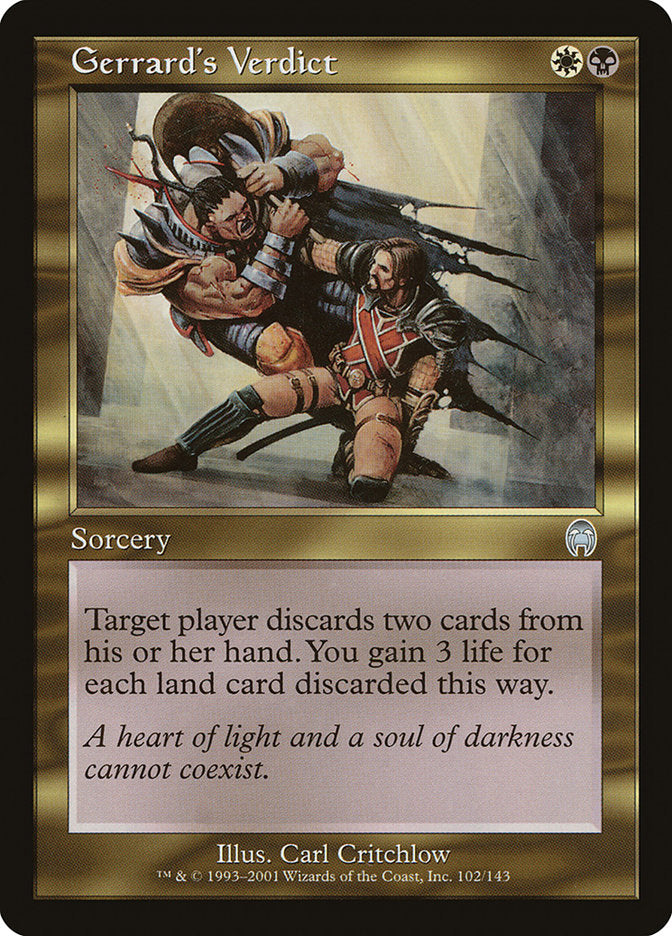 Gerrard's Verdict [Apocalypse] - Magic: The Gathering - Card Brawlers | Quebec | Canada |