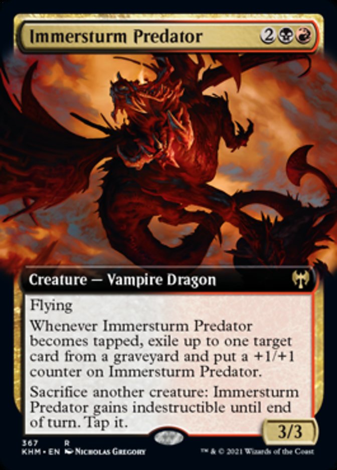 Immersturm Predator (Extended Art) [Kaldheim] - Magic: The Gathering - Card Brawlers | Quebec | Canada |
