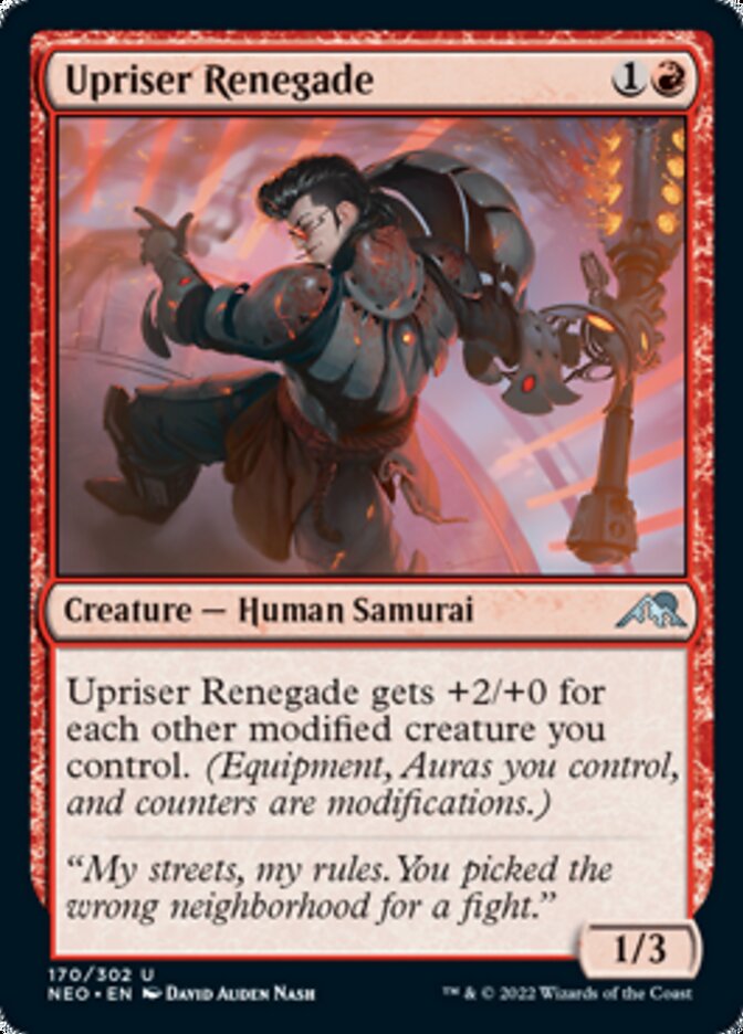Upriser Renegade [Kamigawa: Neon Dynasty] - Magic: The Gathering - Card Brawlers | Quebec | Canada |