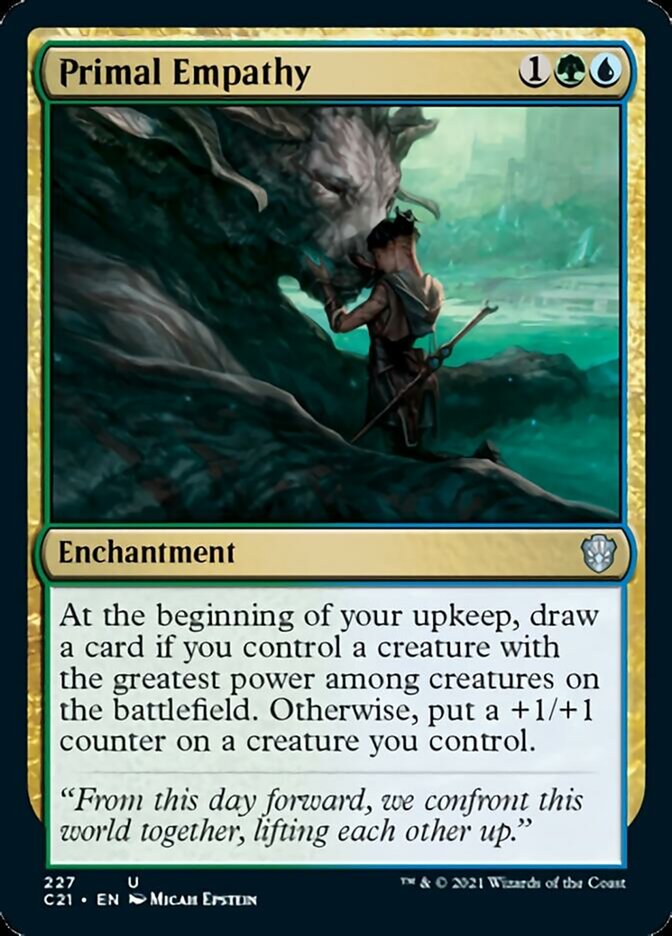 Primal Empathy [Commander 2021] - Magic: The Gathering - Card Brawlers | Quebec | Canada |