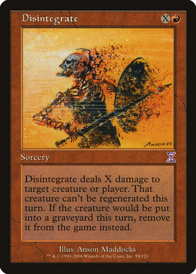 Disintegrate [Time Spiral Timeshifted] - Magic: The Gathering - Card Brawlers | Quebec | Canada |