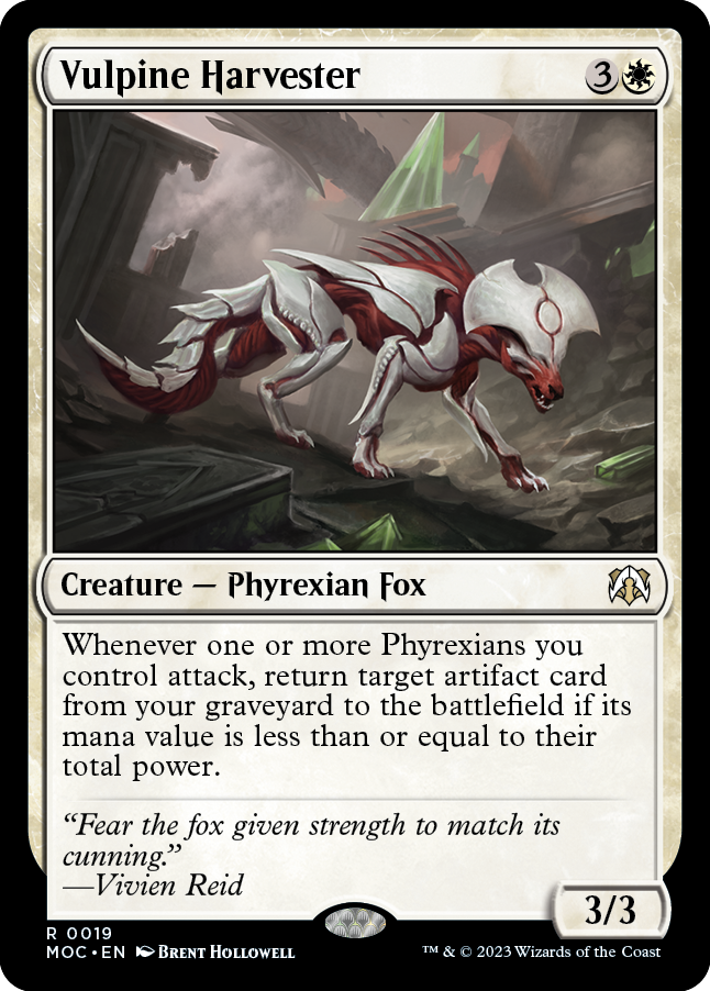 Vulpine Harvester [March of the Machine Commander] - Magic: The Gathering - Card Brawlers | Quebec | Canada |