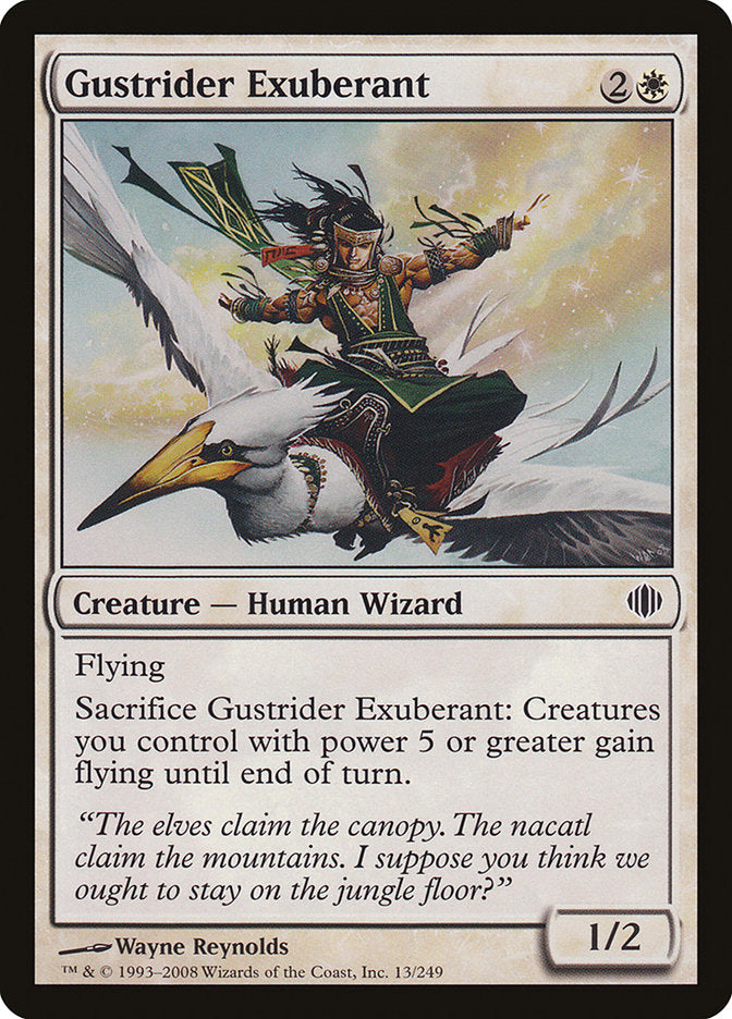 Gustrider Exuberant [Shards of Alara] - Magic: The Gathering - Card Brawlers | Quebec | Canada |