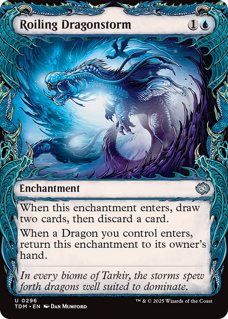 Roiling Dragonstorm (Showcase) [Tarkir: Dragonstorm] - Magic: The Gathering - Card Brawlers | Quebec | Canada |