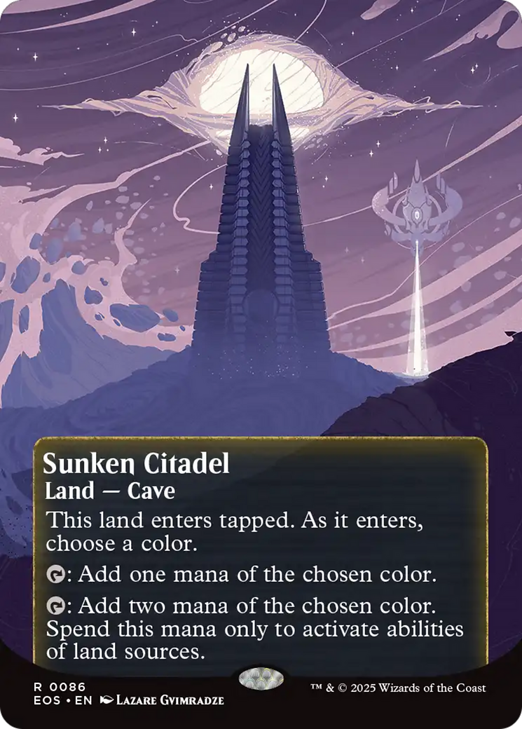 Sunken Citadel (0086) (Borderless) [Edge of Eternities: Stellar Sights] - Magic: The Gathering - Card Brawlers | Quebec | Canada |