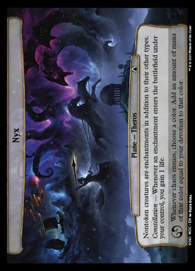 Nyx [March of the Machine Commander] - Magic: The Gathering - Card Brawlers | Quebec | Canada |