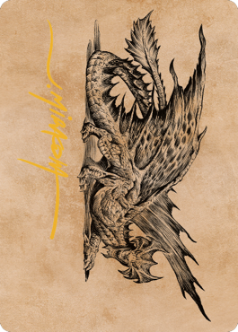 Ancient Brass Dragon Art Card (49) (Gold-Stamped Signature) [Commander Legends: Battle for Baldur's Gate Art Series] - Magic: The Gathering - Card Brawlers | Quebec | Canada |