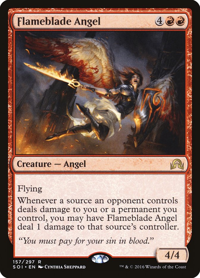 Flameblade Angel [Shadows over Innistrad] - Magic: The Gathering - Card Brawlers | Quebec | Canada |