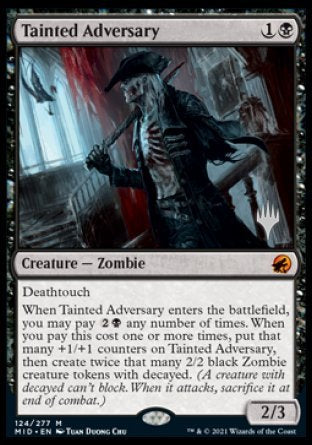 Tainted Adversary (Promo Pack) [Innistrad: Midnight Hunt Promos] - Magic: The Gathering - Card Brawlers | Quebec | Canada |