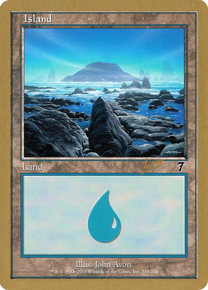 Island (rl334) (Raphael Levy) [World Championship Decks 2002] - Magic: The Gathering - Card Brawlers | Quebec | Canada |