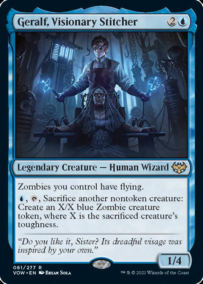 Geralf, Visionary Stitcher [Innistrad: Crimson Vow] - Magic: The Gathering - Card Brawlers | Quebec | Canada |