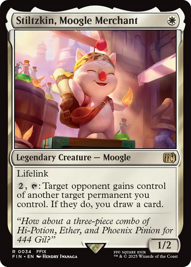 Stiltzkin, Moogle Merchant [FINAL FANTASY] - Magic: The Gathering - Card Brawlers | Quebec | Canada |