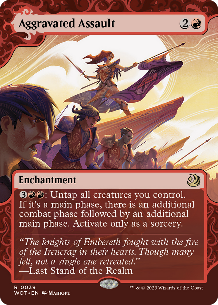 Aggravated Assault [Wilds of Eldraine: Enchanting Tales] - Magic: The Gathering - Card Brawlers | Quebec | Canada |