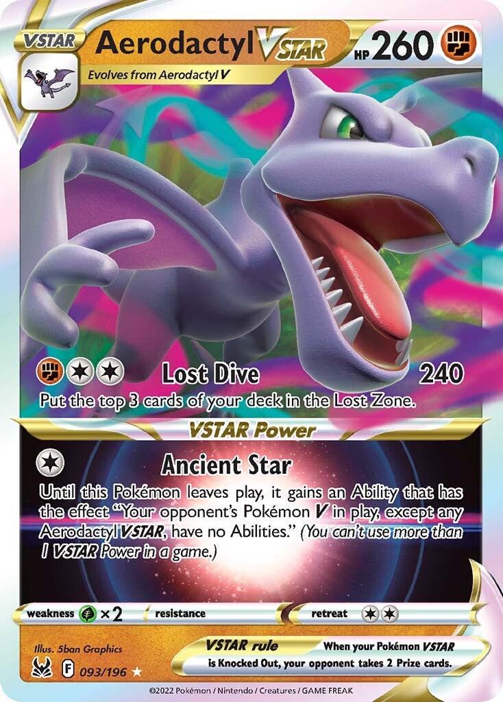 Aerodactyl VSTAR (093/196) [Sword & Shield: Lost Origin] - Pokémon - Card Brawlers | Quebec | Canada |