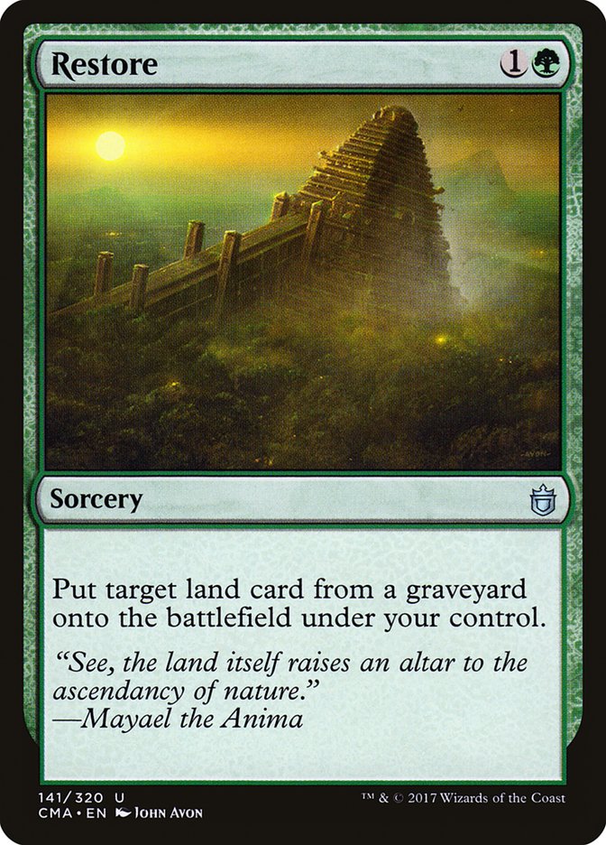 Restore [Commander Anthology] - Magic: The Gathering - Card Brawlers | Quebec | Canada |
