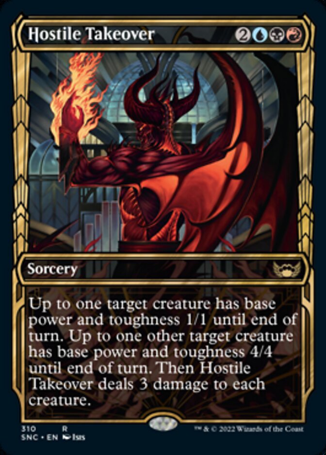 Hostile Takeover (Showcase Golden Age) [Streets of New Capenna] - Magic: The Gathering - Card Brawlers | Quebec | Canada |