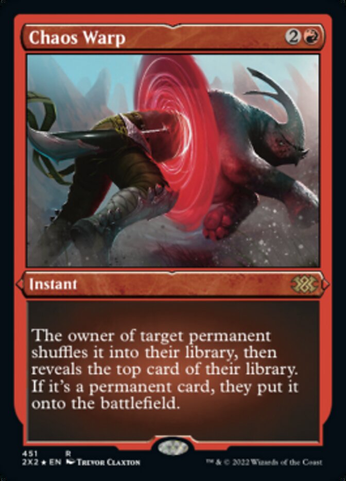 Chaos Warp (Foil Etched) [Double Masters 2022] - Magic: The Gathering - Card Brawlers | Quebec | Canada |