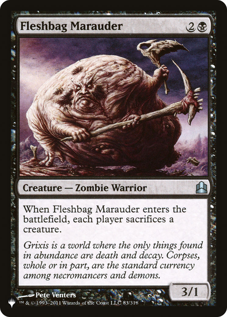Fleshbag Marauder [The List] - Magic: The Gathering - Card Brawlers | Quebec | Canada |