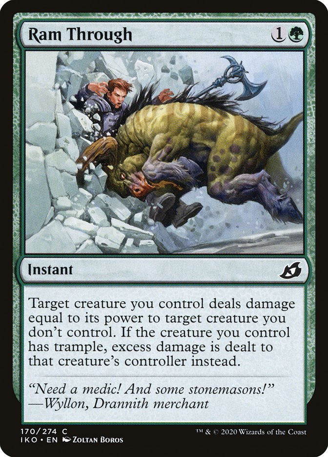 Ram Through [Ikoria: Lair of Behemoths] - Magic: The Gathering - Card Brawlers | Quebec | Canada |