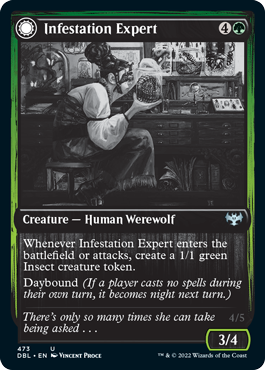 Infestation Expert // Infested Werewolf [Innistrad: Double Feature] - Magic: The Gathering - Card Brawlers | Quebec | Canada |