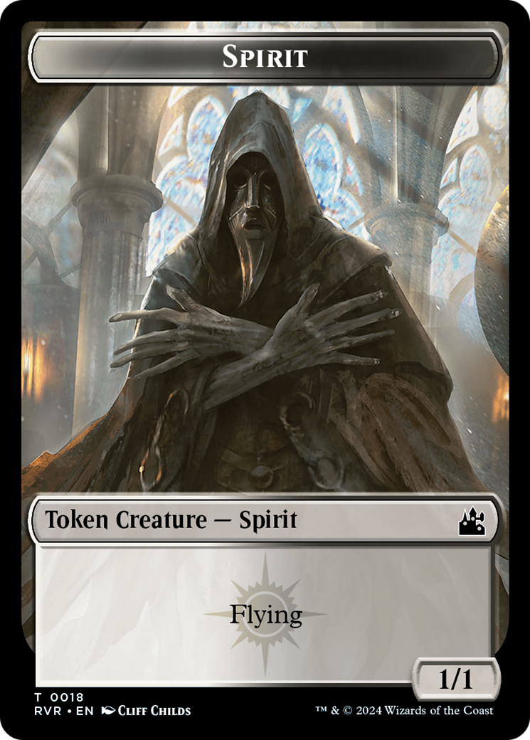 Spirit (0018) // Zombie Double-Sided Token [Ravnica Remastered Tokens] - Magic: The Gathering - Card Brawlers | Quebec | Canada |
